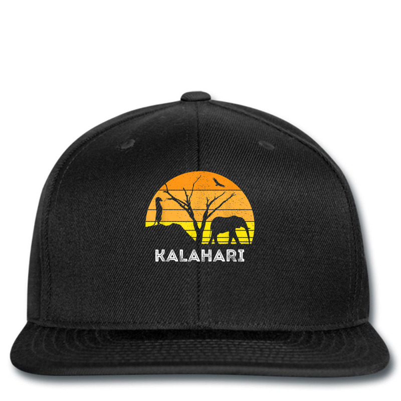 Kalahari Desert Elephant Meerkat Sunset Safari Africa T Shirt Printed hat by dequariusgoblirsch | Artistshot