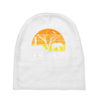 Kalahari Desert Elephant Meerkat Sunset Safari Africa T Shirt Baby Beanies | Artistshot