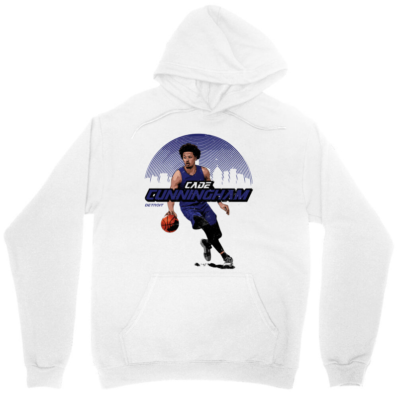 Cade Cunningham Skyline Unisex Hoodie by kr205 | Artistshot