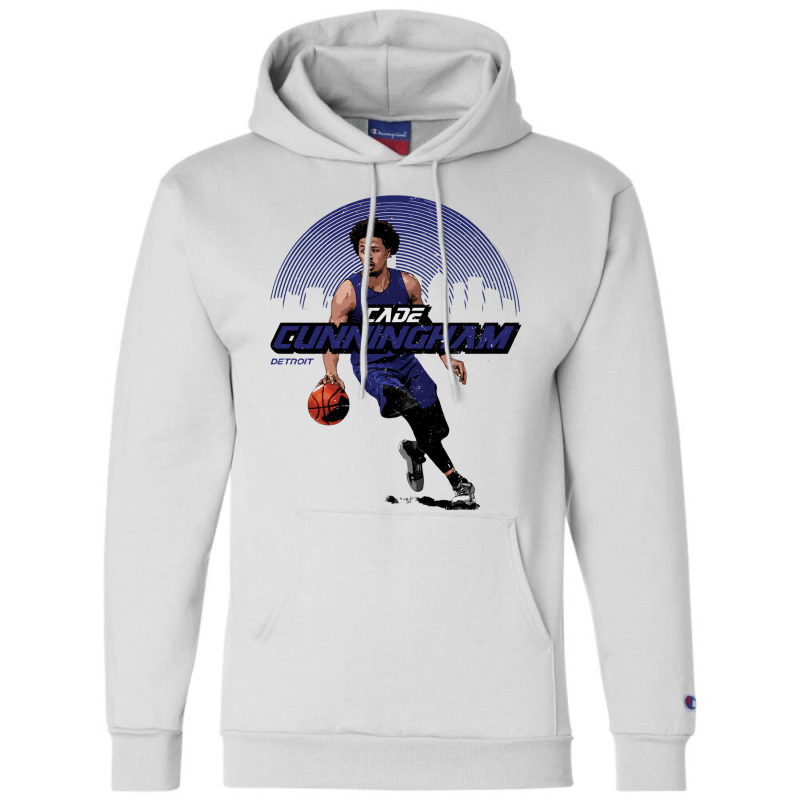 Cade Cunningham Skyline Champion Hoodie by kr205 | Artistshot