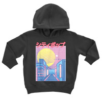 Japan City Pop Kawaii 80s Japanese Anime Music Aesthetic T Shirt Toddler Hoodie | Artistshot