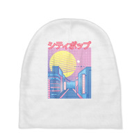 Japan City Pop Kawaii 80s Japanese Anime Music Aesthetic T Shirt Baby Beanies | Artistshot