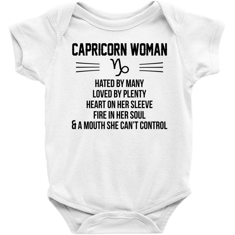 Capricorn Woman Baby Bodysuit | Artistshot