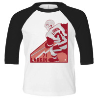 Dylan Larkin Angle Toddler 3/4 Sleeve Tee | Artistshot