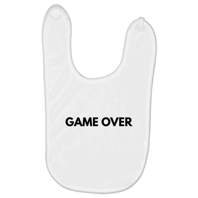 Game Over Baby Bibs by blackacturus | Artistshot