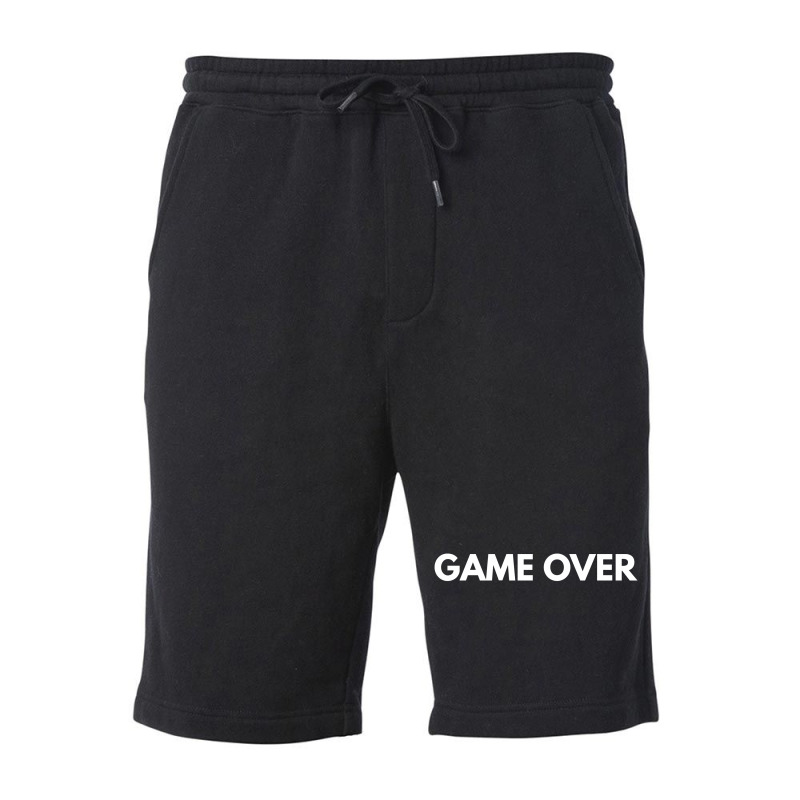 Game Over Fleece Short by blackacturus | Artistshot