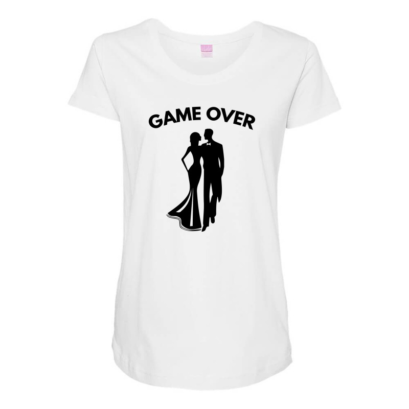 Game Over Maternity Scoop Neck T-shirt by blackacturus | Artistshot