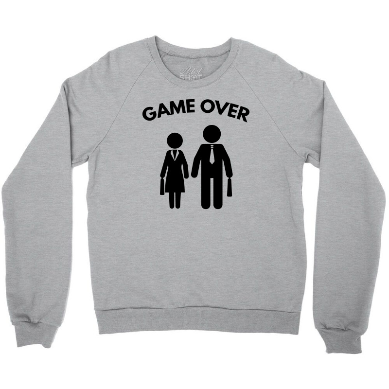 Game Over Crewneck Sweatshirt by blackacturus | Artistshot