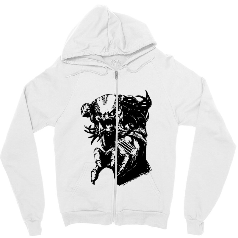 Predator 2 Zipper Hoodie by saterseim | Artistshot