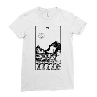 Tarot Card  8 Of Cups  Eight Of Cups  Tarot T Shirt Ladies Fitted T-shirt | Artistshot