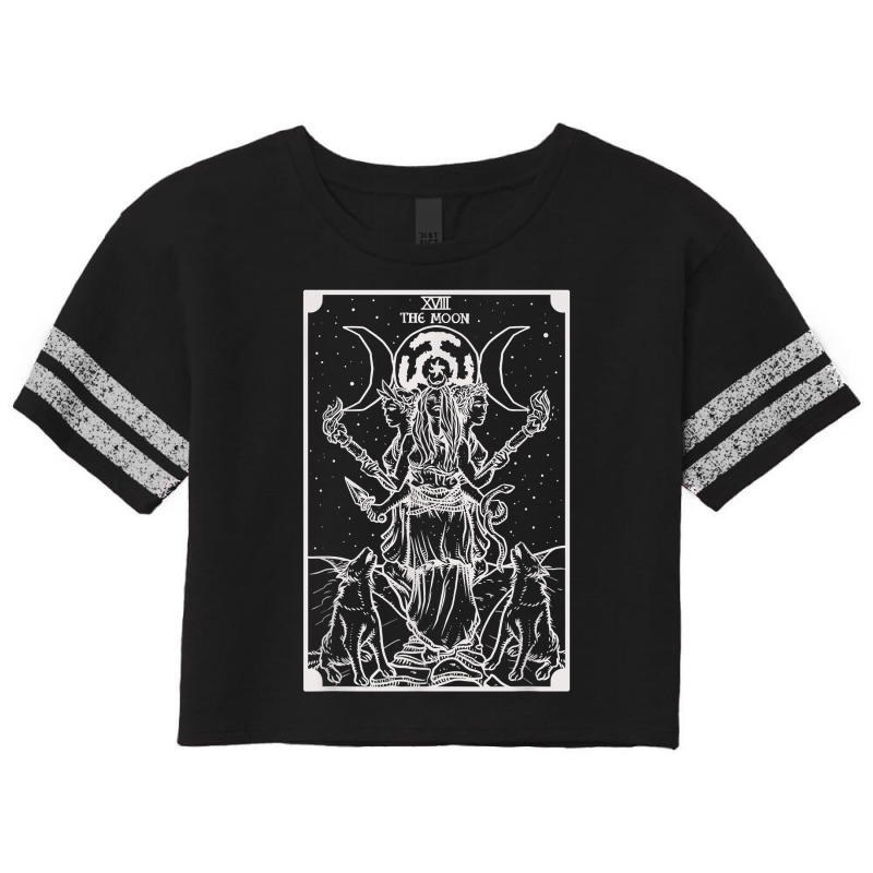 Hecate Triple Moon Goddess Witch Hekate Wheel Tarot Card T Shirt Scorecard Crop Tee by carlianagorley | Artistshot