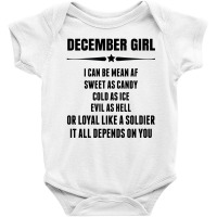 Super December Girl Baby Bodysuit | Artistshot