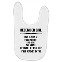 Super December Girl Baby Bibs | Artistshot