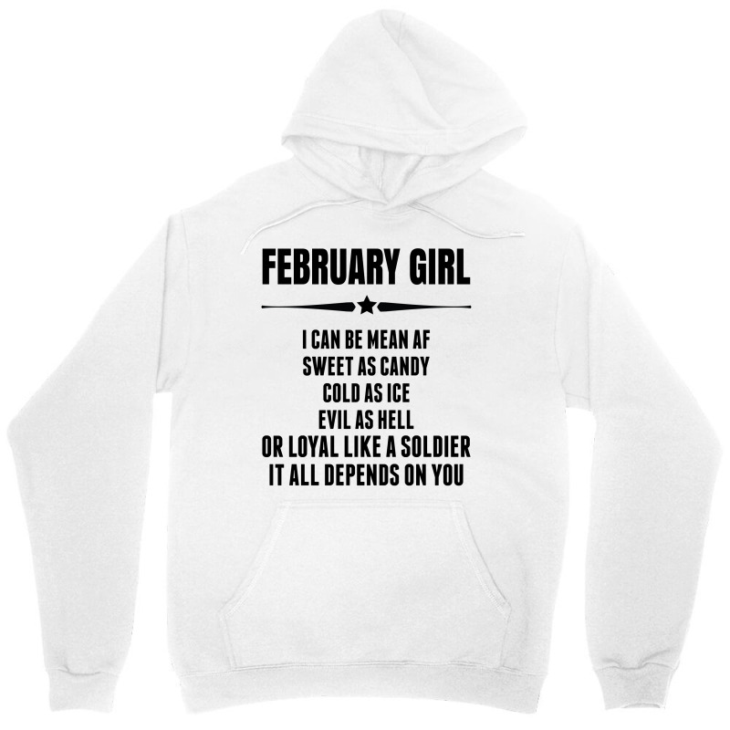 Super February Girl Unisex Hoodie | Artistshot