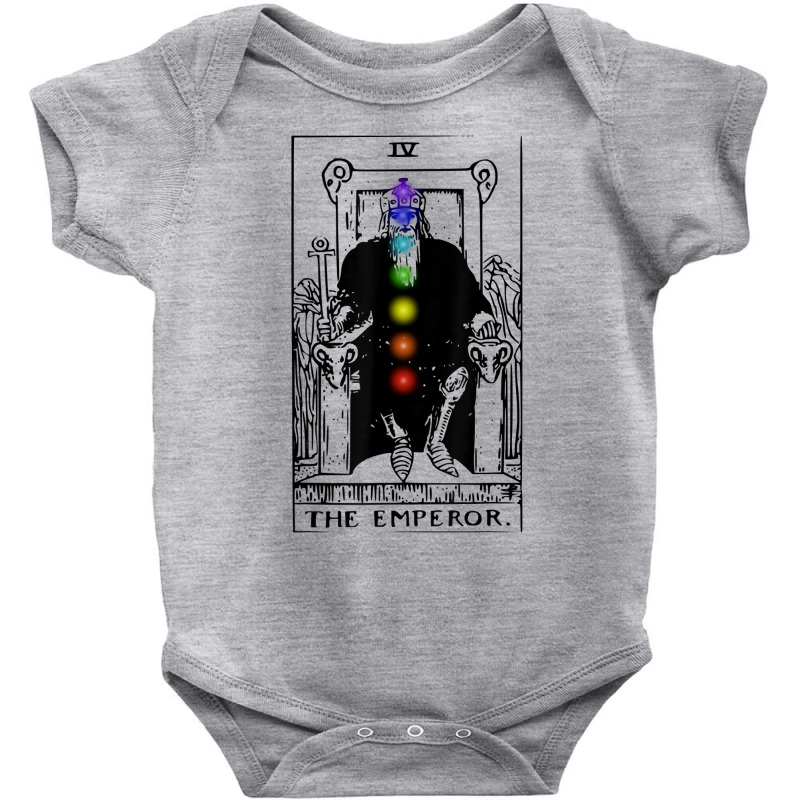 Tarot Card The Emperor Chakras Vintage Retro Major Arcana T Shirt Baby Bodysuit by dequariusgoblirsch | Artistshot