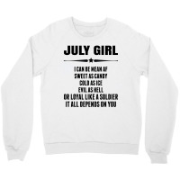 Super July Girl Crewneck Sweatshirt | Artistshot