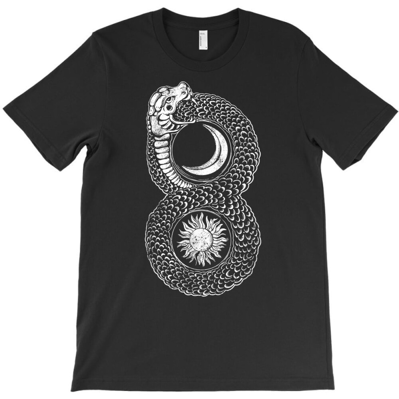 Ouroboros T Shirt Snake Eating Tail Magician Alchemy Tee T-shirt | Artistshot