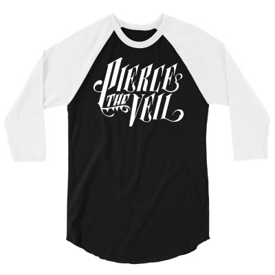 Pierce The Veil 3/4 Sleeve Shirt Designed By Mdk Art