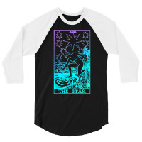 The Star Tarot Card Rider Waite Witchy T Shirt 3/4 Sleeve Shirt | Artistshot