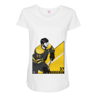 Patrice Bergeron Angle Maternity Scoop Neck T-shirt | Artistshot