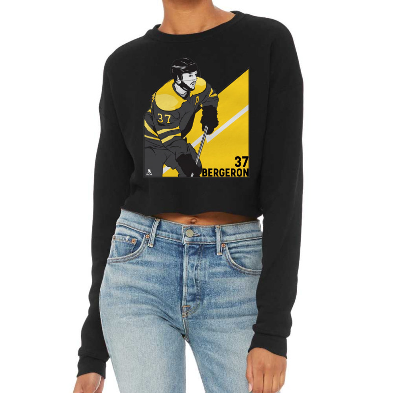 Patrice Bergeron Angle Cropped Sweater by kr205 | Artistshot