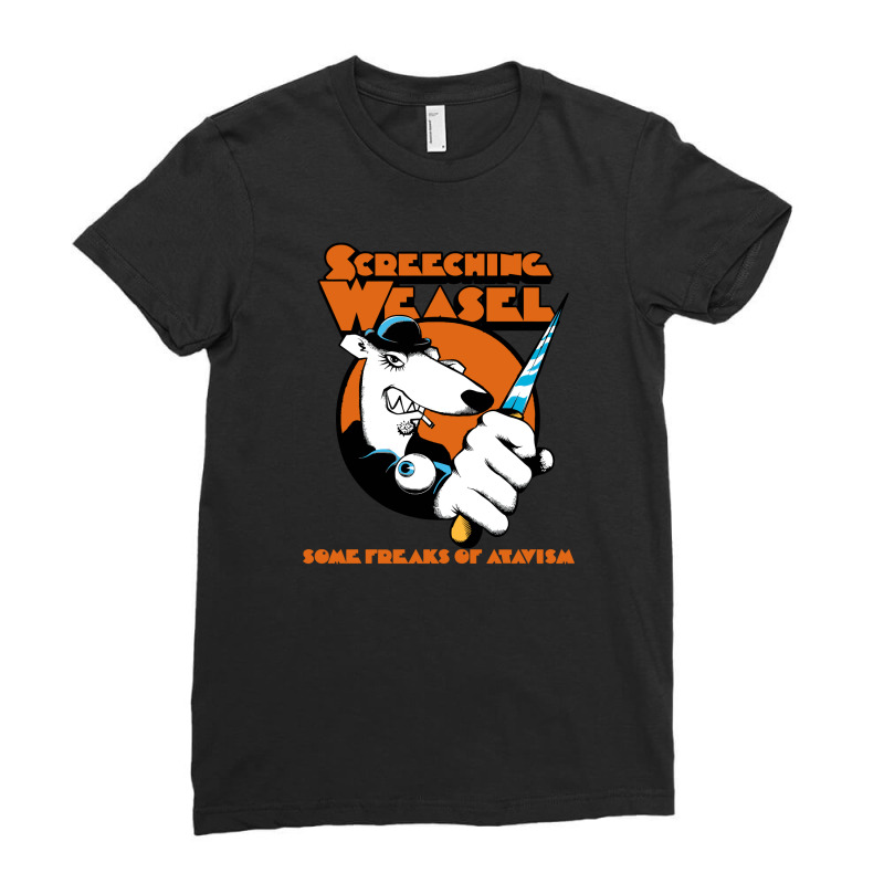 Screeching Weasel Some Freaks Of Atavism Ladies Fitted T-Shirt by glendalogic | Artistshot