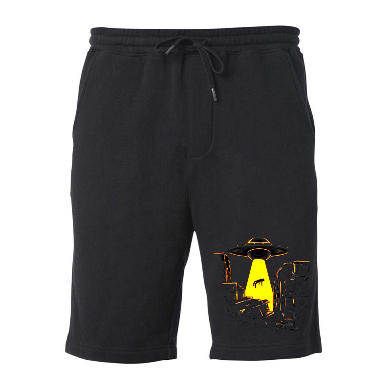 Ufo Abduction Fleece Short | Artistshot