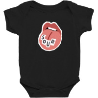 Olivia Sour Though Poster Baby Bodysuit | Artistshot