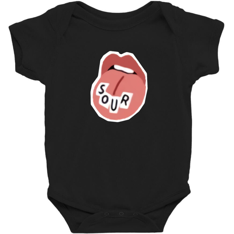 Olivia Sour Though Poster Baby Bodysuit | Artistshot