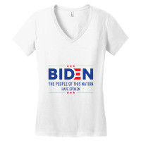 Biden The People Of This Nation Have Spoken Women's V-neck T-shirt | Artistshot