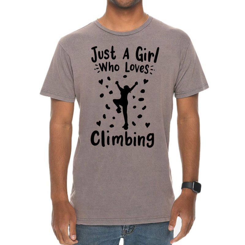 Wall Climbing Rock Climbing Vintage T-shirt | Artistshot