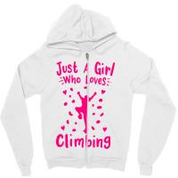 Wall Climbing Rock Climbing Zipper Hoodie | Artistshot