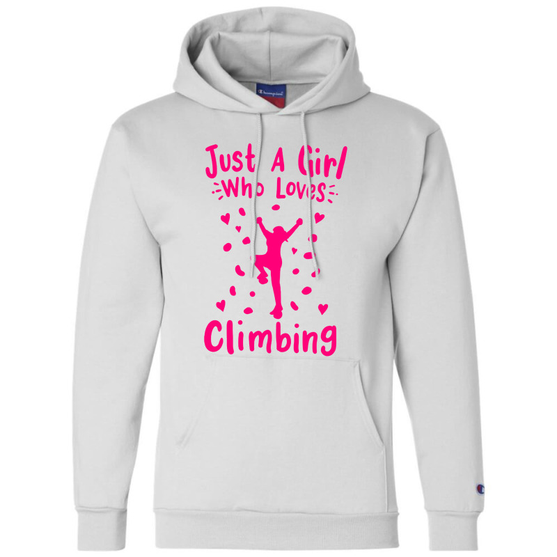 Wall Climbing Rock Climbing Champion Hoodie | Artistshot