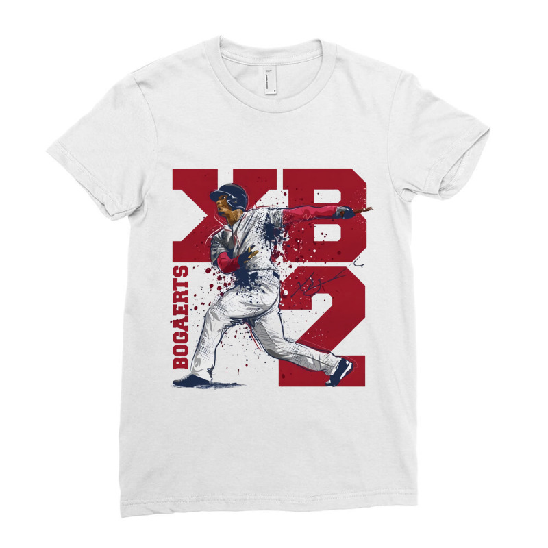 Xander Bogaerts Xb2 Ladies Fitted T-Shirt by kr205 | Artistshot