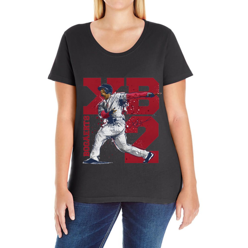 Xander Bogaerts Xb2 Ladies Curvy T-Shirt by kr205 | Artistshot