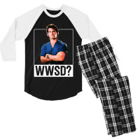 What Would Do Men's 3/4 Sleeve Pajama Set | Artistshot