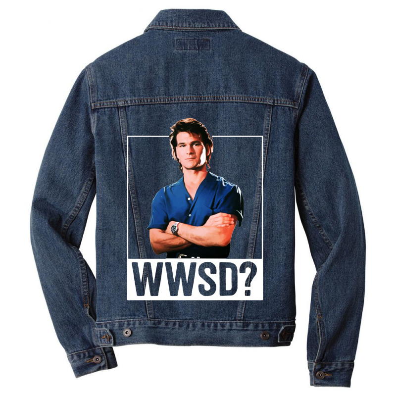 What Would Do Men Denim Jacket | Artistshot