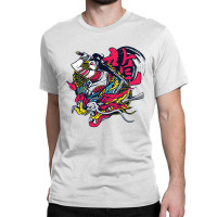 Samurai Dragon Classic T-shirt | Artistshot