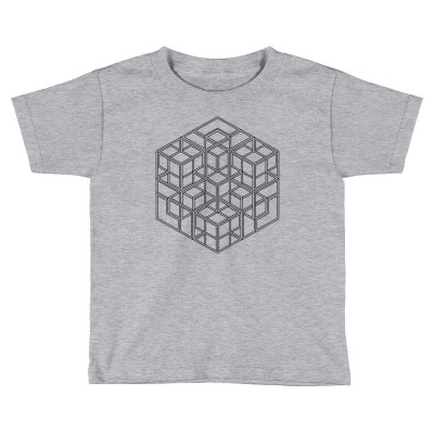 Impossible Complex Cube Toddler T-shirt Designed By Vetor Total