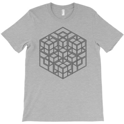 Impossible Complex Cube T-shirt Designed By Vetor Total