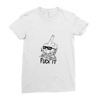 Middle Finger Up Ladies Fitted T-shirt | Artistshot