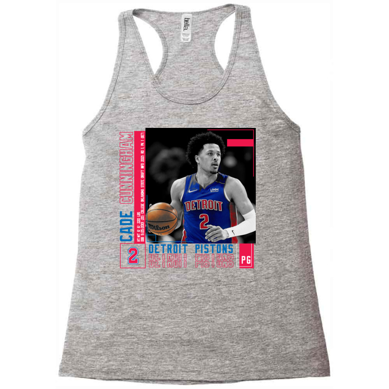 Cade Cunningham Basketball Racerback Tank by grahamlauren | Artistshot