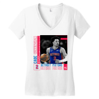 Cade Cunningham Basketball Women's V-neck T-shirt | Artistshot