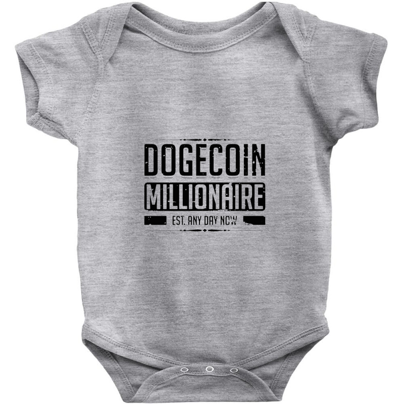 Theoretical Dogecoin Millionaire Baby Bodysuit by namungtakon | Artistshot