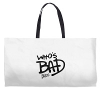 Who's Bad Weekender Totes | Artistshot