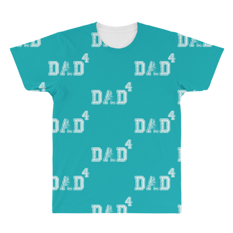 Dad To The Second Power ( Dad Of 4 ) All Over Men's T-shirt | Artistshot