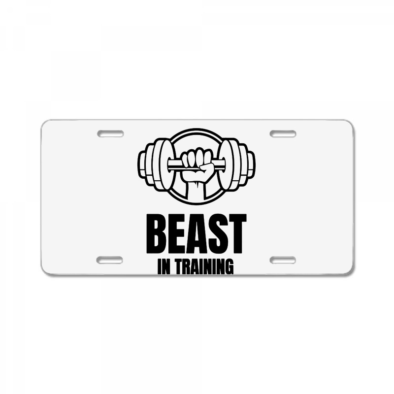 Father Son Matching Bodybuilding License Plate | Artistshot