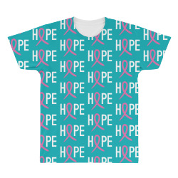 Hope. Breast Cancer Awareness All Over Men's T-shirt | Artistshot