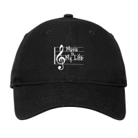 Music Is My Life Musical Note Adjustable Cap | Artistshot