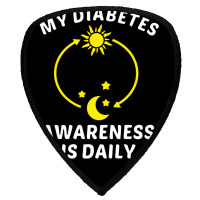 My Diabetes Awareness Is Daily Shield S Patch | Artistshot